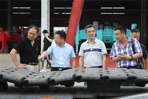 樁工機械分會秘書長一行考察卓力樁機