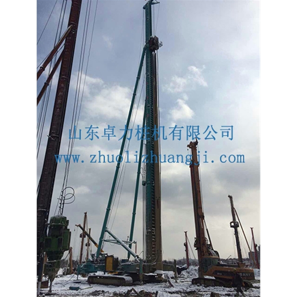 威海恒大城潛孔錘施工