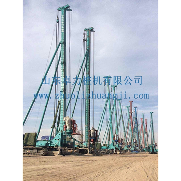 山東卓力樁機助力高鐵施工