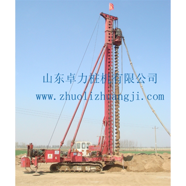 JZU45履帶樁機施工現(xiàn)場