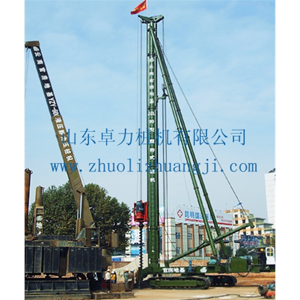 昆明JZU90履帶樁機(jī)施工現(xiàn)場(chǎng)