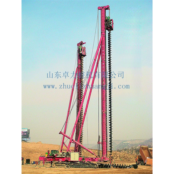 長螺旋大口徑（1000mm）施工現(xiàn)場